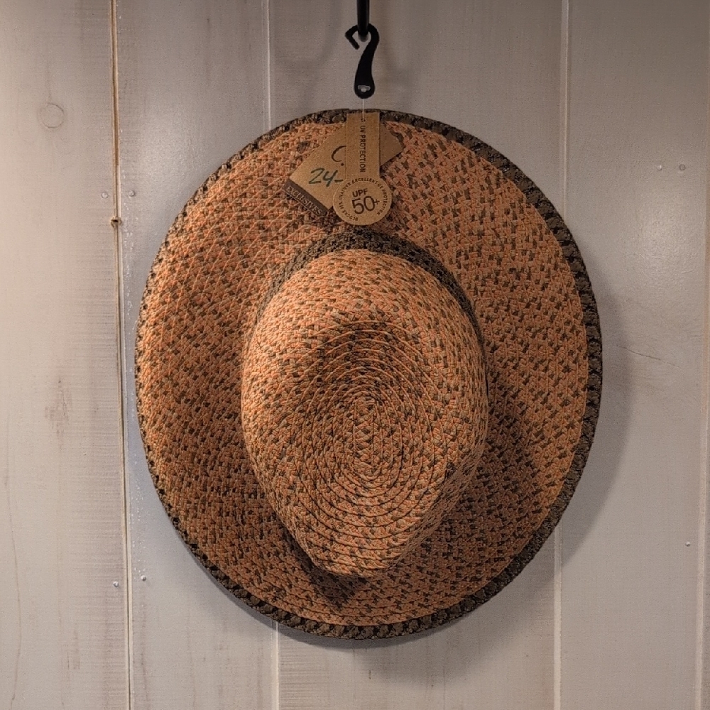 C C Exclusives Woven Straw Hat